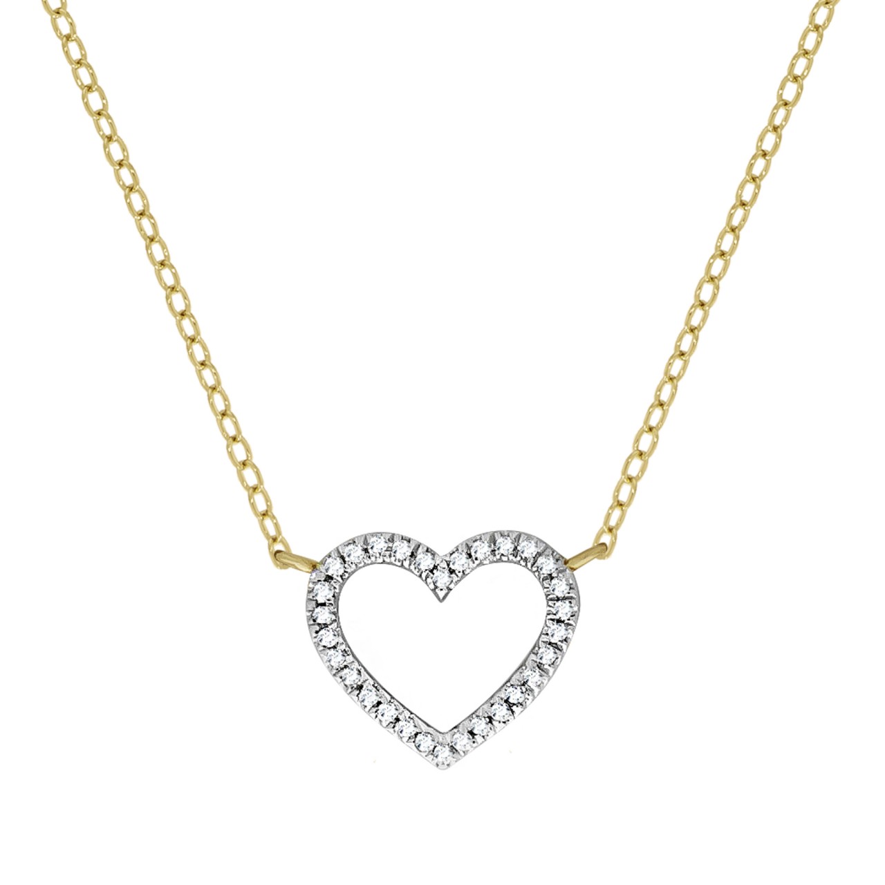 Collier 375- Gelbgold zweifarbig 9,5mm