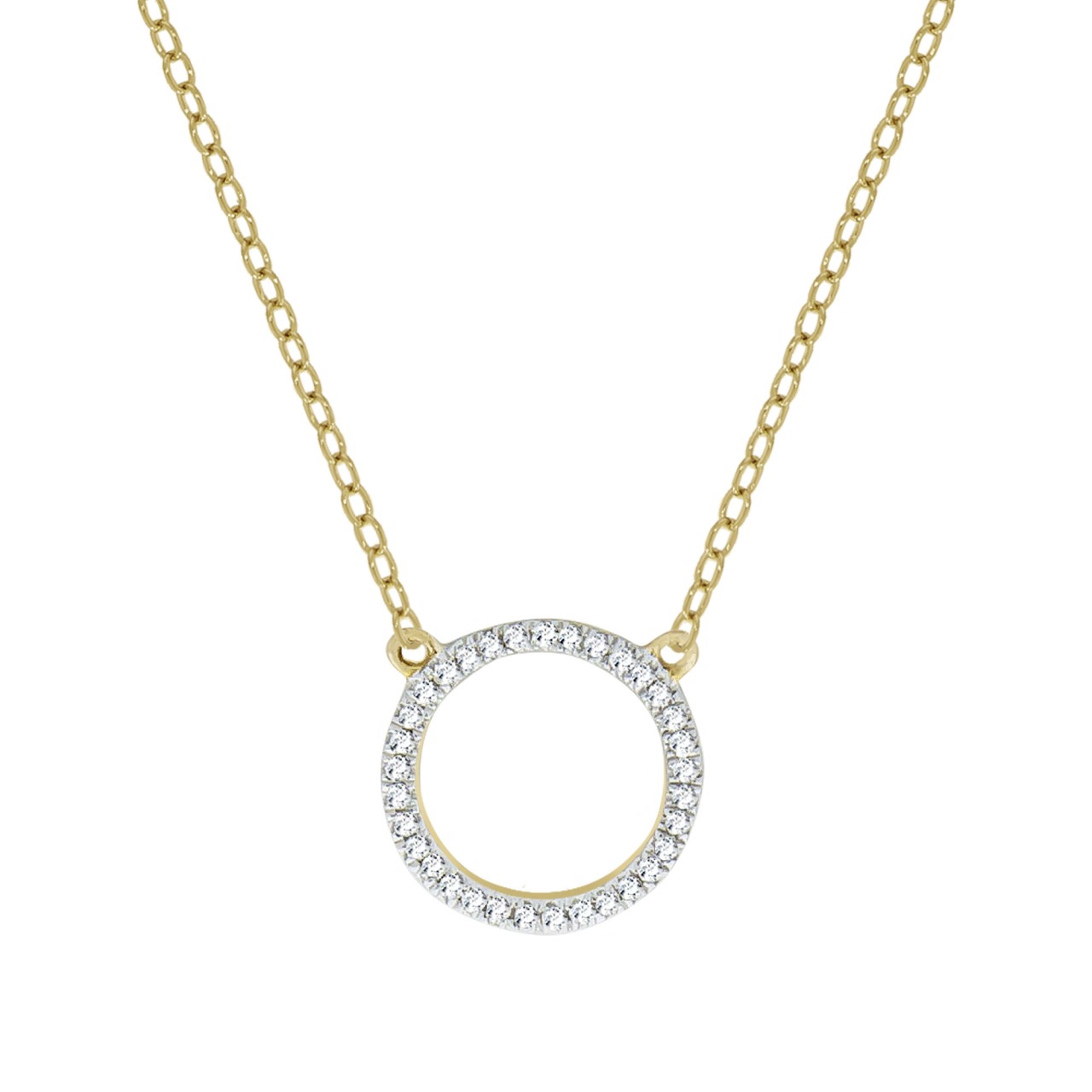 Collier 375- Gelbgold zweifarbig 9mm
