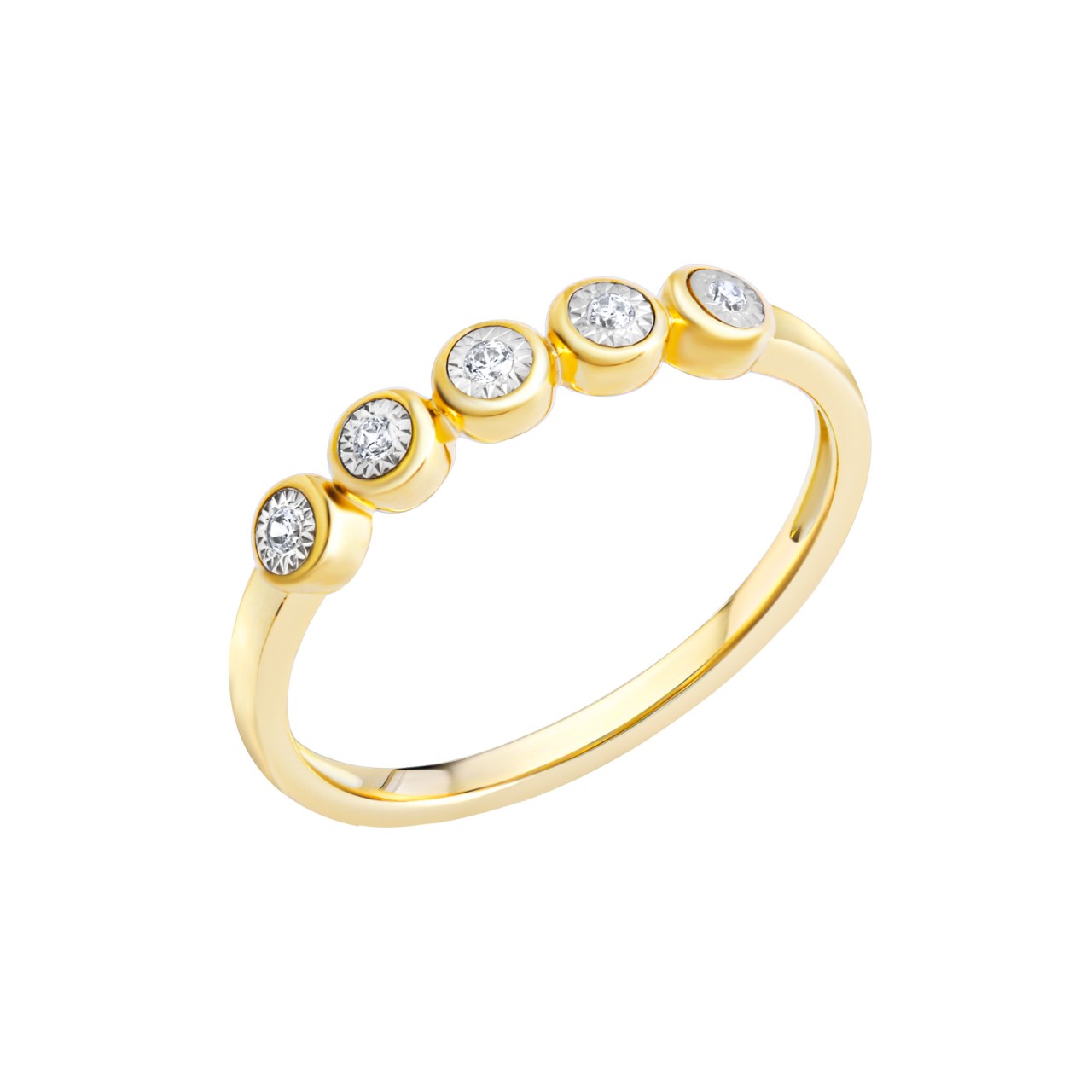 Diamantring 585- Gelbgold Brillanten 3,0mm