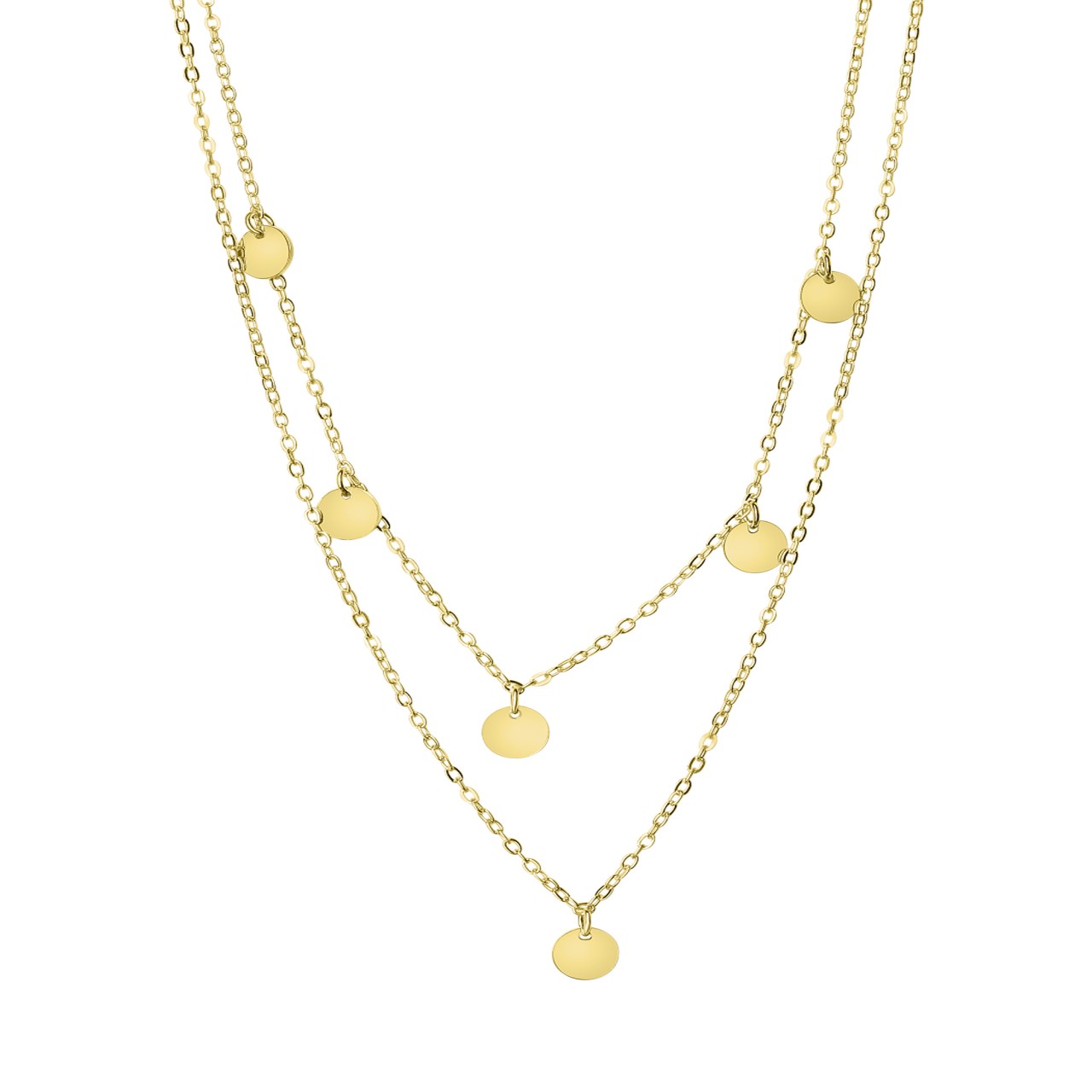 Necklace 925 sterling silver gold plated
