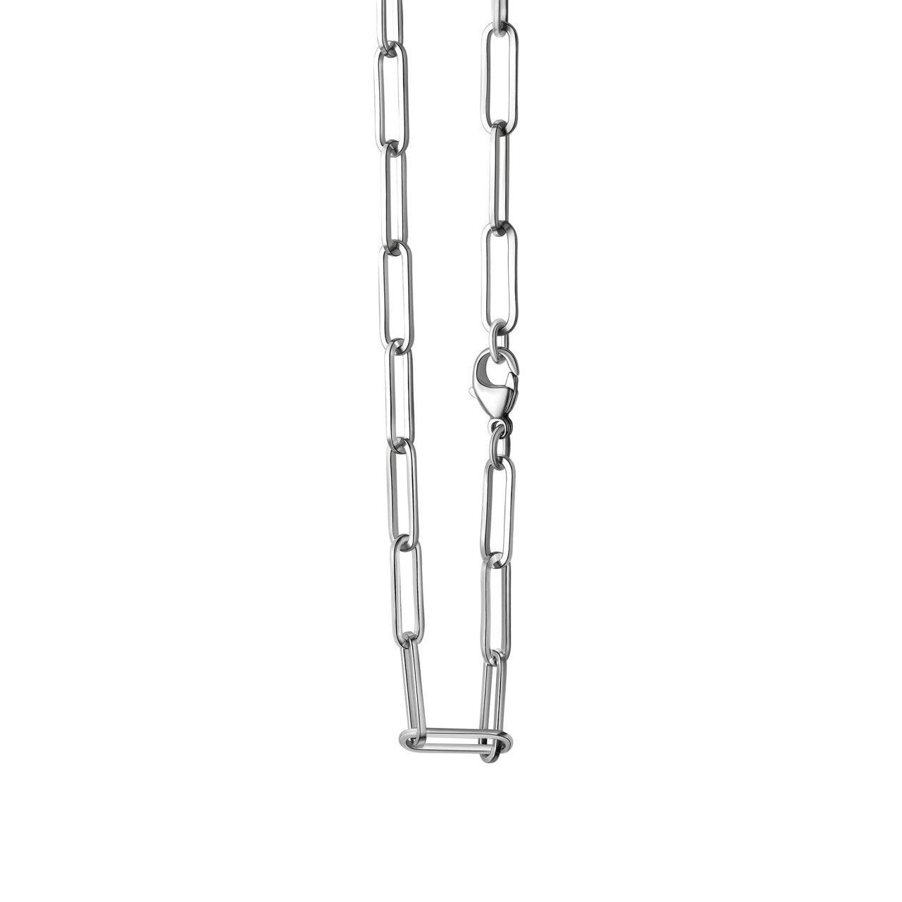 Collier 925- Sterling Silber rhodiniert Gliederkette 4,8mm