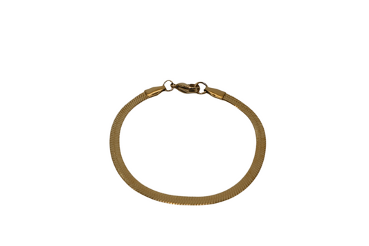 Schlangenkette Armband Gold 4mm