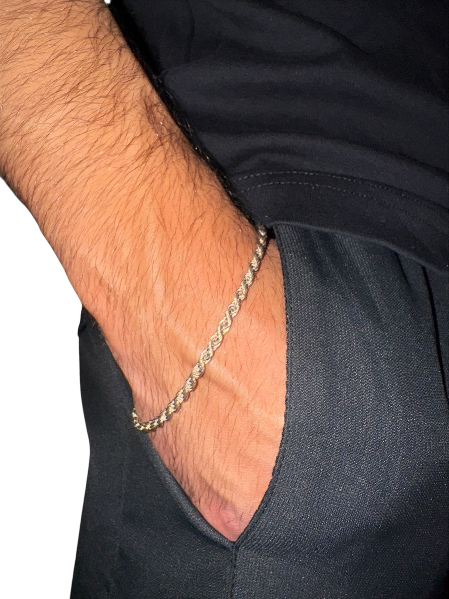 Armband 925- Sterling Silber Kordel