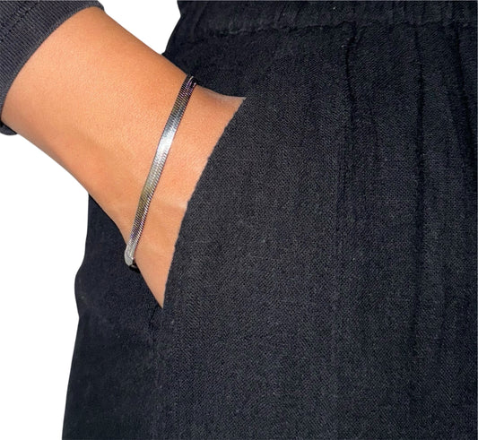 Schlangenkette Armband Silber 3mm