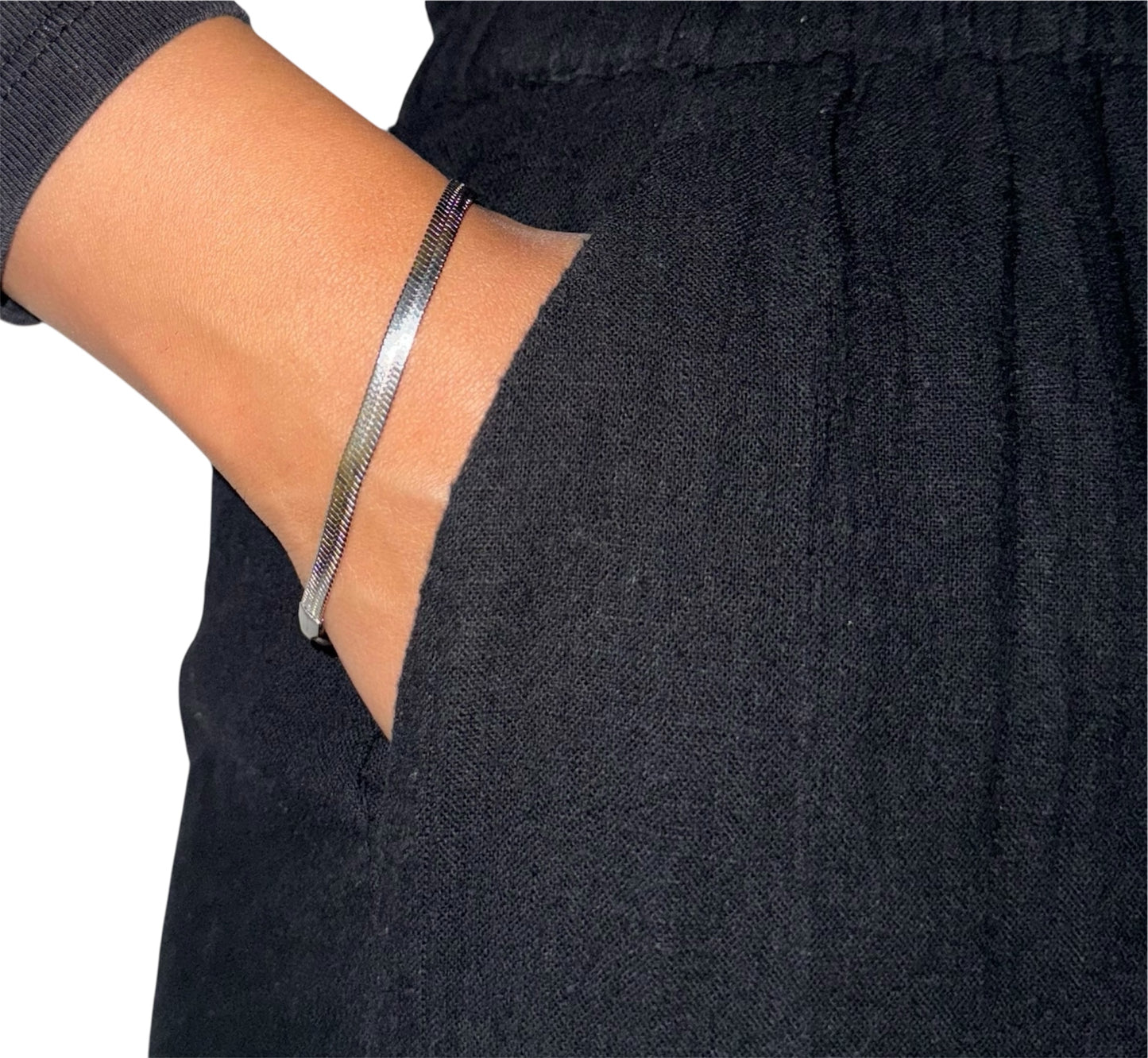 Schlangenkette Armband Silber 4mm