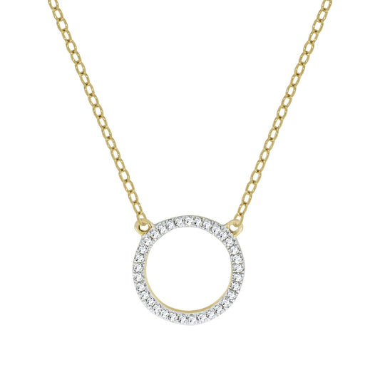 Collier 375- Gelbgold zweifarbig 9mm