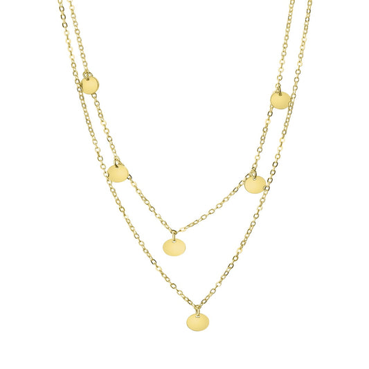 Necklace 925 sterling silver gold plated