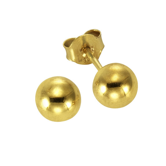 Ohrstecker 585- Gold Kugel 6,5mm