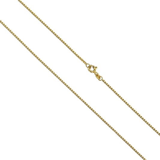 Necklace 333 gold Venezia chain diamond 1.2mm